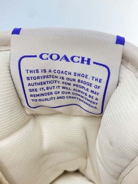 COACH(コーチ) / ハイカットスニーカー/US10/CRM/C202/クリーム/ブルー 