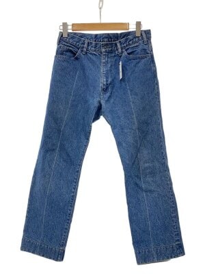 URU 23S コットンパンツ　白✖️ネイビー　サイズ2 新品未使用 URU 23S コットンパンツ 白✖️ネイビー サイズ2 新品未使用 URU 23S