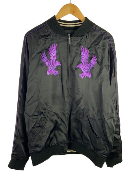 CROPPED HEADS(クロップドヘッズ) / スカジャン/XL/レーヨン/BLK