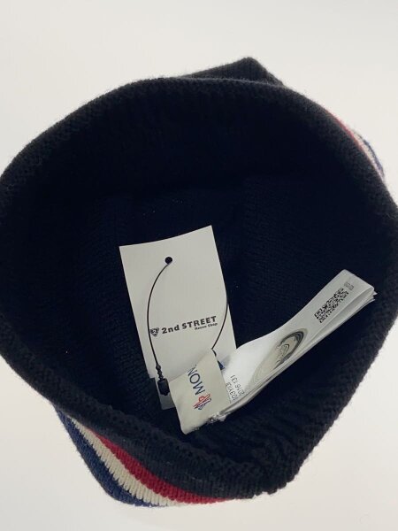 MONCLER(モンクレール) / ニットキャップ/アクリル/BLK/メンズ