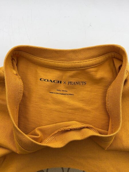 COACH(コーチ) / Tシャツ/--/コットン/YLW/チャーリーブラウン | 古着 