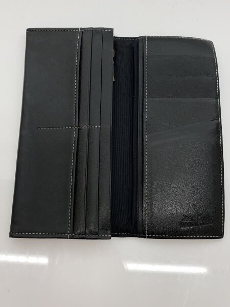 Jean Paul Gaultier(ジャンポールゴルチエ) / 長財布/レザー/BLK/無地