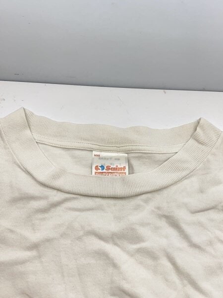 SAINT MICHAEL(セントマイケル) / Tシャツ/L/コットン/WHT/プリント/SM