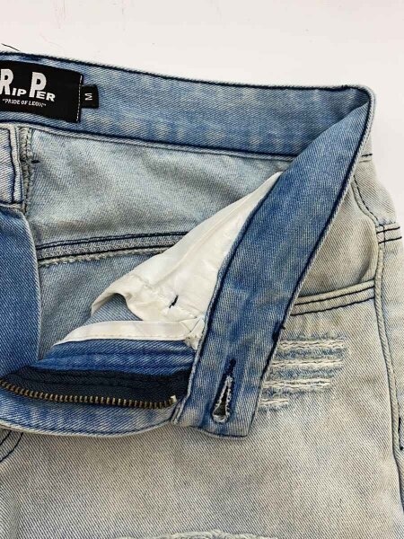 RIPPER PRIDE OF LEON ダメージデニムパンツ L RIPPER 