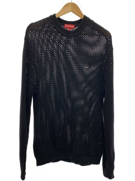 Supreme シュプリーム ニット・セーター M 黒 【古着】【中古】 Supreme(シュプリーム) / ニット・セーター(厚手)/M/コットン/BLK