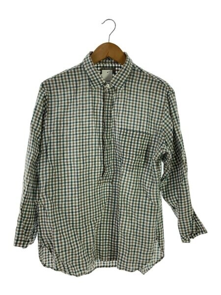 MARGARET HOWELL(マーガレットハウエル) / 長袖シャツ/L/リネン/GRN  