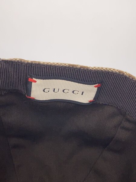 GUCCI(グッチ) / キャップ/S/ポリエステル/BEG/総柄/メンズ/20035