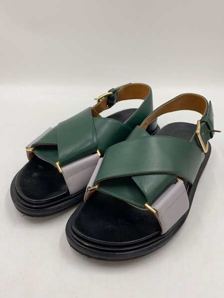 MARNI([イリョウ/フクショク]マルニ) / サンダル/37/GRN/レザー | 中古