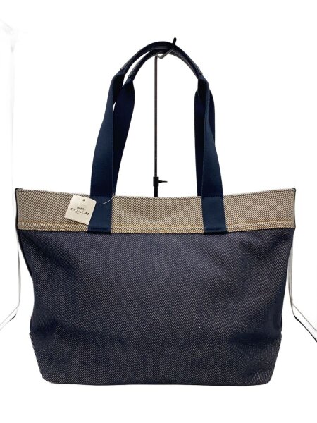COACH(コーチ) / デニムトートバッグ/コットン/インディゴ/F39904 