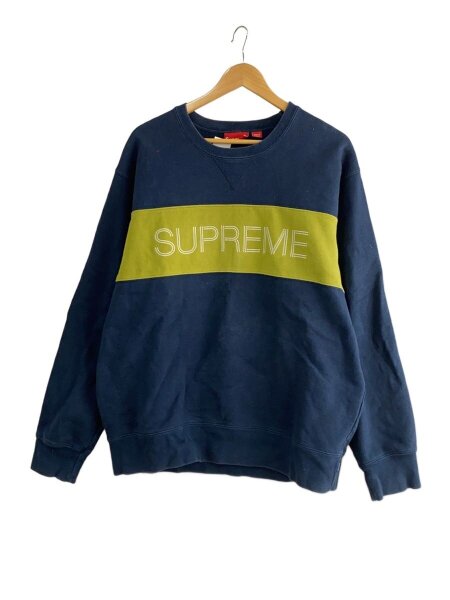 Supreme(シュプリーム) / 17AW/ZIG ZAG STITCH PANEL CREWNECK 