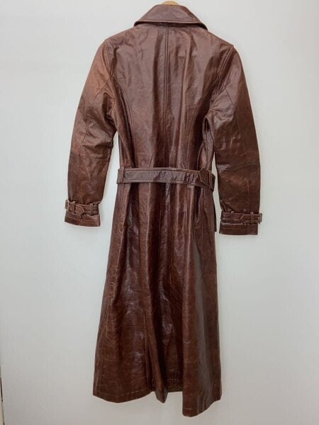 【希少】TORNADO MART トルネードマート 牛革 レザーコート 茶　L TORNADO MART トルネードマート ブラウンレザー ロングコート M - メルカリ