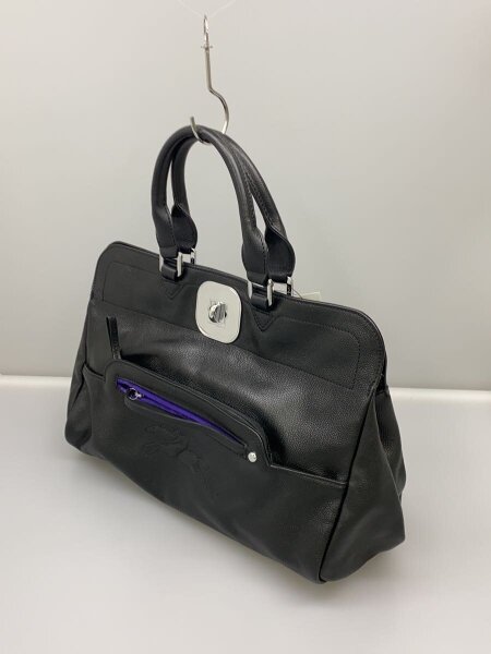 LONGCHAMP(ロンシャン) / ハンドバッグ/ギャビー/レザー/BLK/無地 