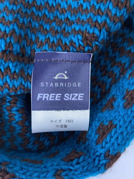 STABRIDGE(スタブリッジ) / ニットキャップ/FREE/アクリル/BLU/総柄