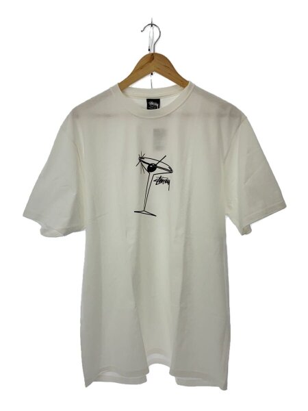 STUSSY(ステューシー) / Tシャツ/L/コットン/ホワイト/MARTINI TEE  