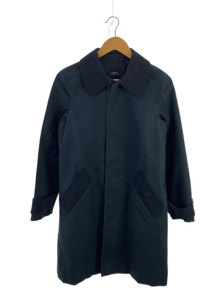 A.P.C.(アーペーセー) / ステンカラーコート/34/ウール/ネイビー/23186 