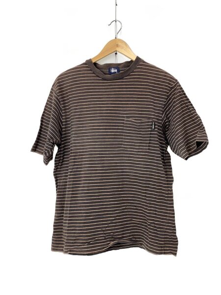 STUSSY(ステューシー) / 90～00s/紺タグ/Tシャツ/M/コットン/ブラウン