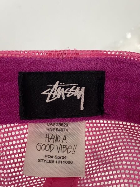 STUSSY(ステューシー) / メッシュキャップ/--/ピンク/無地/メンズ