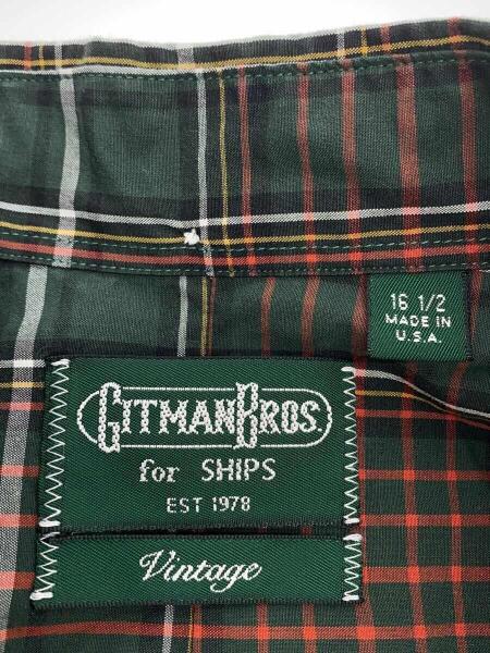 GITMAN BROTHERS(ギットマンブラザーズ) / SHIPS別注/ポプリンチェック 