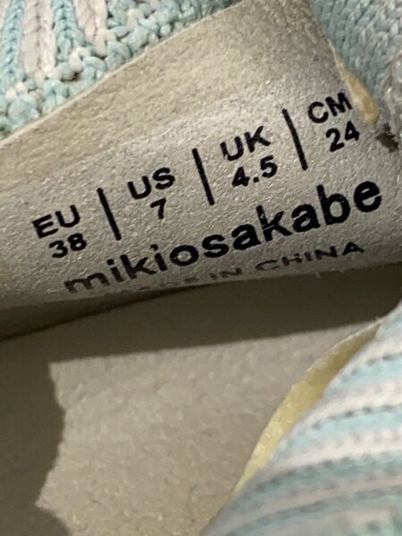 MIKIO SAKABE(ミキオサカベ) / ローカットスニーカー/24cm/BLU | 中古