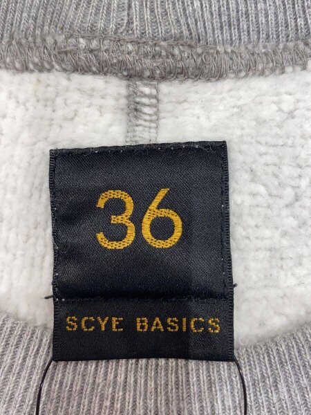 SCYE BASICS(サイベーシックス) / スウェット/36/コットン/GRY/5121 