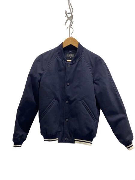 A.P.C.(アーペーセー) / スタジャン/XS/コットン/NVY/24163-1-31001 