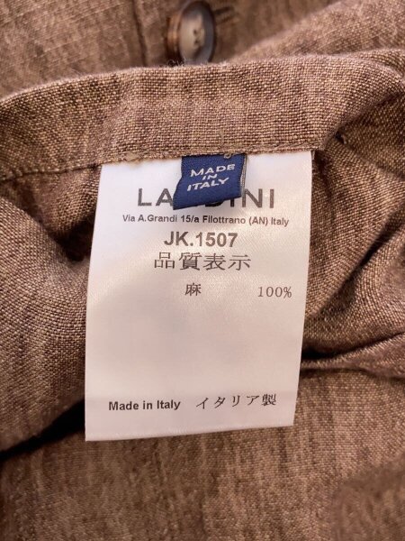 LARDINI(ラルディーニ) / テーラードジャケット/--/リネン/JK.1507