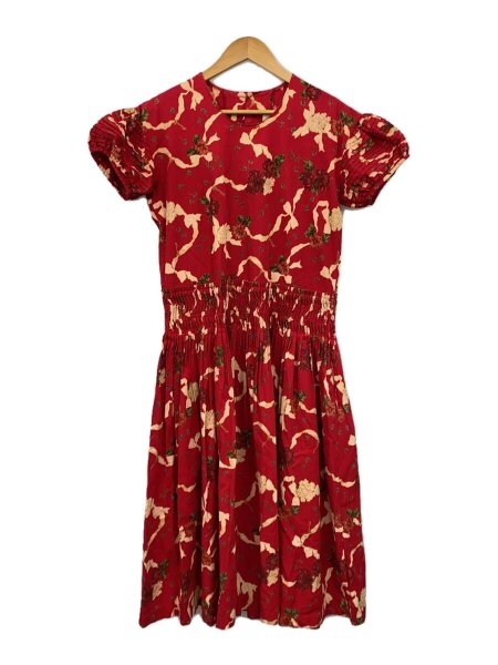 PINK HOUSE(ピンクハウス) / 半袖ワンピース/--/コットン/RED/総柄