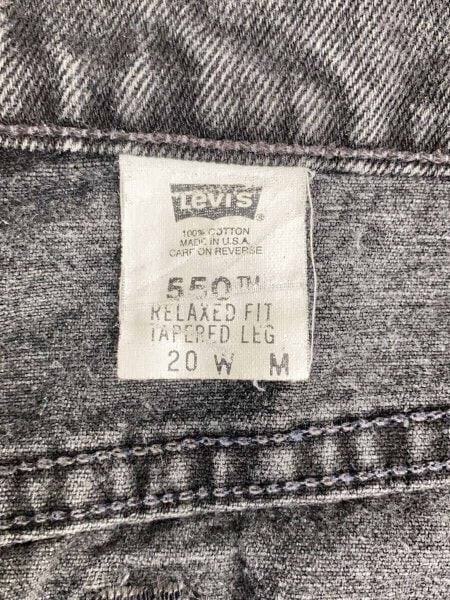 Levi’s / 90s/550/USA製/ボタン裏554/ボトム/--/コットン/BLK/無地 Levi's(リーバイス) / 90s/550/USA製/ボタン裏554/ボトム/--/コットン