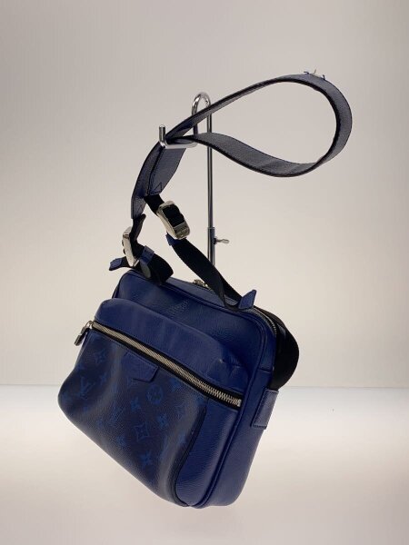 LOUIS VUITTON◇アウトドア・メッセンジャーPM_タイガラマ_BLU/PVC/BLU