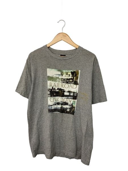 90s 00s Y2K OLD UNIQLO オールドユニクロ　プリントTシャツ UNIQLO(ユニクロ) / 90s/OLD UNIQLO/USA製/Tシャツ/L/コットン/GRY