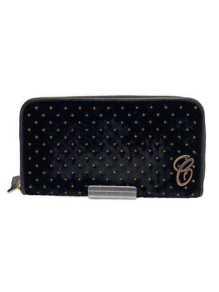 Chloe クロエ 財布 ラウンドファスナー ドット柄 ベロア Chloe（クロエ 