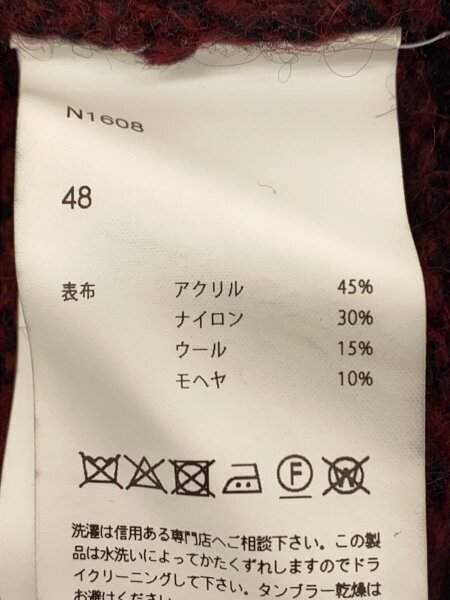 NEON SIGN(ネオンサイン) / カーディガン(厚手)/48/アクリル/BRD/無地