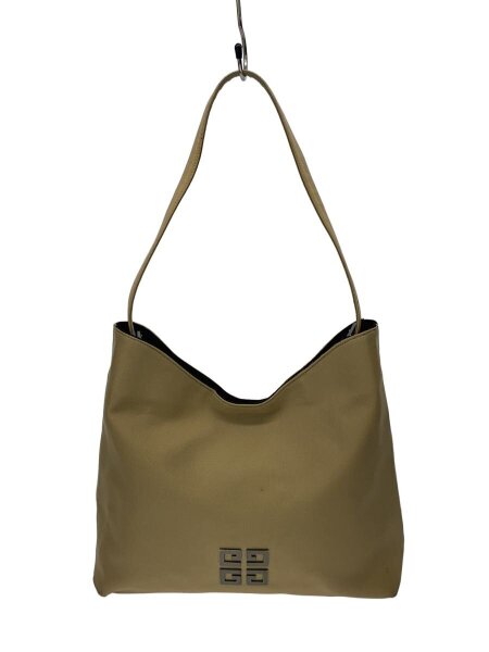GIVENCHY ジバンシィ 4G ロゴ ハンドバッグ レザー ゴールド 茶色 