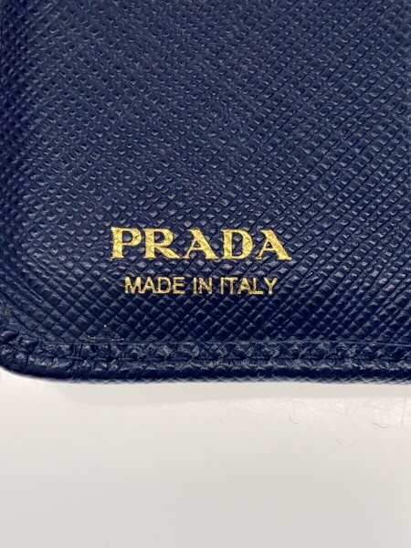 PRADA / 2ツ折サイフ/牛革/BLU/レディース PRADA(プラダ) / 2ツ折サイフ/牛革/BLU/レディース | 中古品の販売