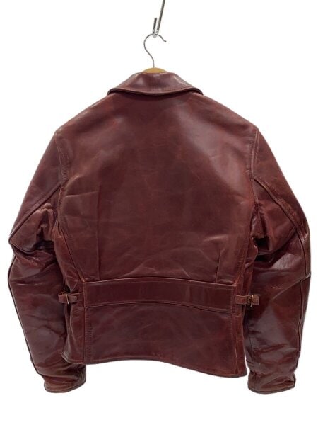 Aero Leather シングルライダースジャケット 34