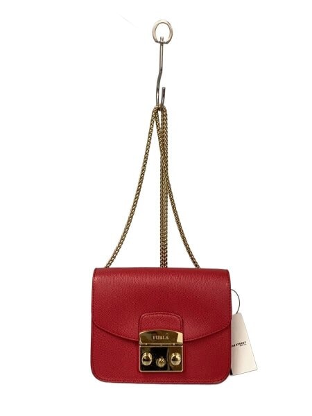 FURLA フルラ ショルダー、セカンド FURLA(フルラ) / ショルダーバッグ/レザー/RED/無地 | 中古品の販売