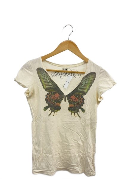 L.G.B.(ルグランブルー) / Tシャツ/0/コットン/WHT/プリント/BUTTERFLY 
