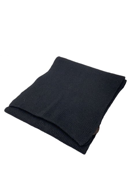 Louis Vuitton ブラック WOOLマフラー　使用回数20回程度 LOUIS VUITTON(ルイヴィトン) / マフラー/--/BLK/メンズ// | 中古品の