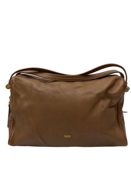 MAX MARA(マックスマーラ) / ボストンバッグ/レザー/BRW | 中古品の 