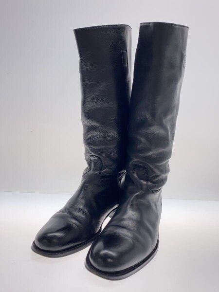 GUCCI(グッチ) / レザーミドル丈ブーツ/39.5/BLK/使用感有 | 中古品の  