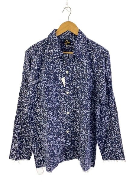 Needles◇長袖シャツ/L/コットン/BLK/総柄/PU202// Needles(ニードルズ