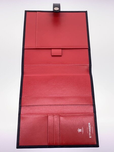 ETTINGER(エッティンガー) / 手帳カバー/レザー/BLK/メンズ | 中古品の 