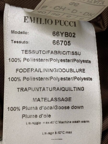 EMILIO PUCCI(エミリオプッチ) / ダウンベスト/40/ポリエステル/66YB02
