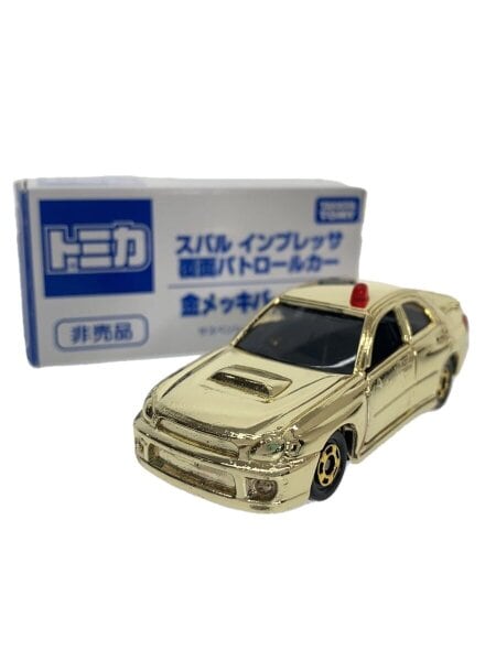 スバル インプレッサ 覆面パトロールカー金メッキバージョン トミカ博