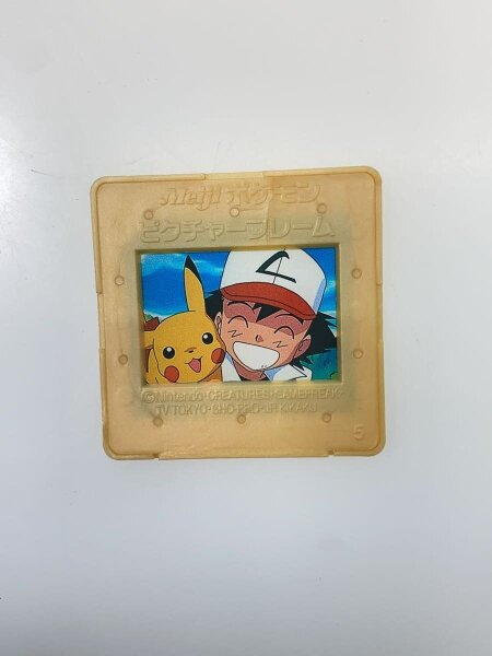 ポケモンピクチャーフレーム サトシ&ピカチュウ 金フレーム ゲーム系