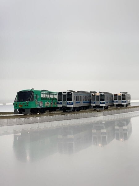 N] 213系 桃太郎列車グリーン6両 [A-1650] マリンライナー | 中古トイ