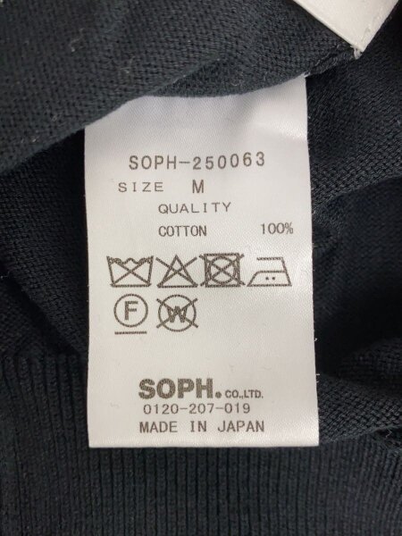 SOPHNET.(ソフネット) / 25SS/SPN WAPPEN CREWNECK KNIT/M/コットン 