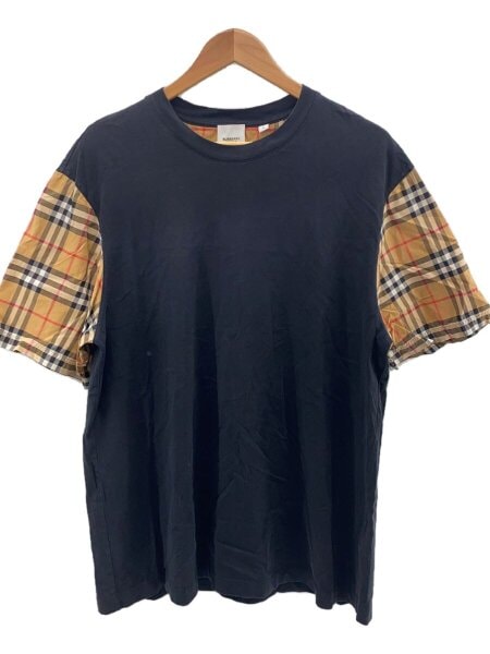 希少◎BURBERRY 袖切り替えヴィンテージチェックTシャツ ノバチェック 希少◎BURBERRY 袖切り替えヴィンテージチェックTシャツ ノバ