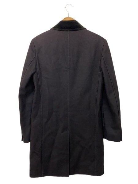 agnes b. homme(アニエスベーオム) / チェスターコート/46/ウール/BLK