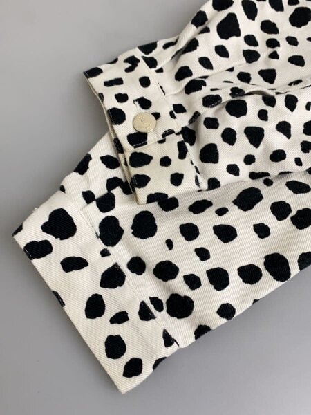 BoTT / 23AW Dalmatian Denim Jacket/ジャケット/L/コットン/WHT/アニマル/233BoTT12 BoTT(ボット) / 23AW Dalmatian Denim Jacket/ジャケット/L/コットン